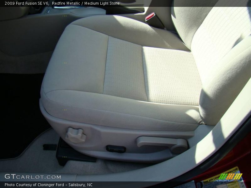 Redfire Metallic / Medium Light Stone 2009 Ford Fusion SE V6