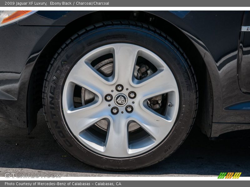 Ebony Black / Charcoal/Charcoal 2009 Jaguar XF Luxury