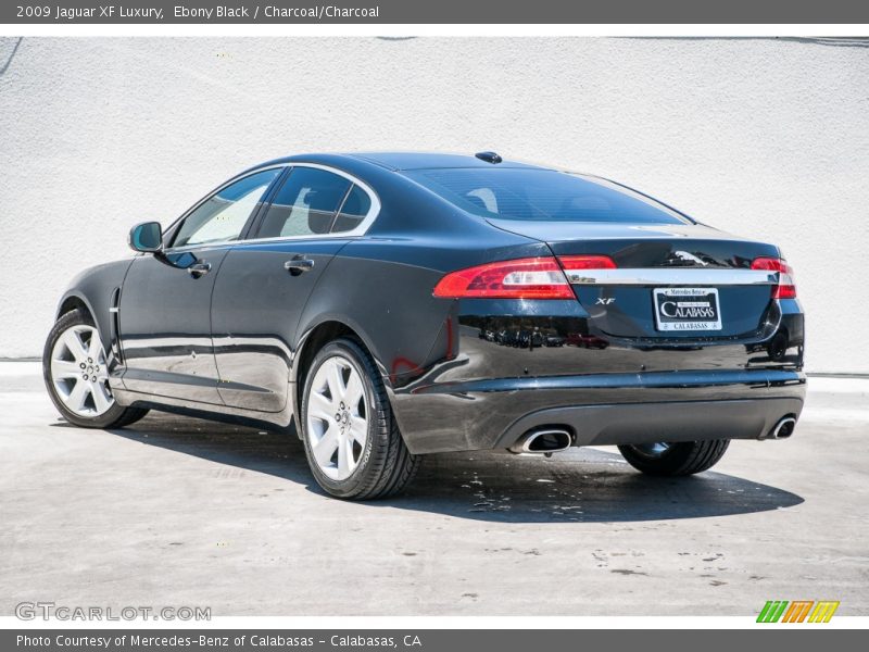 Ebony Black / Charcoal/Charcoal 2009 Jaguar XF Luxury