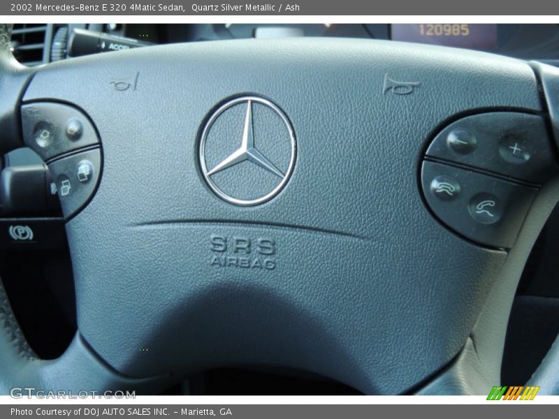 Quartz Silver Metallic / Ash 2002 Mercedes-Benz E 320 4Matic Sedan