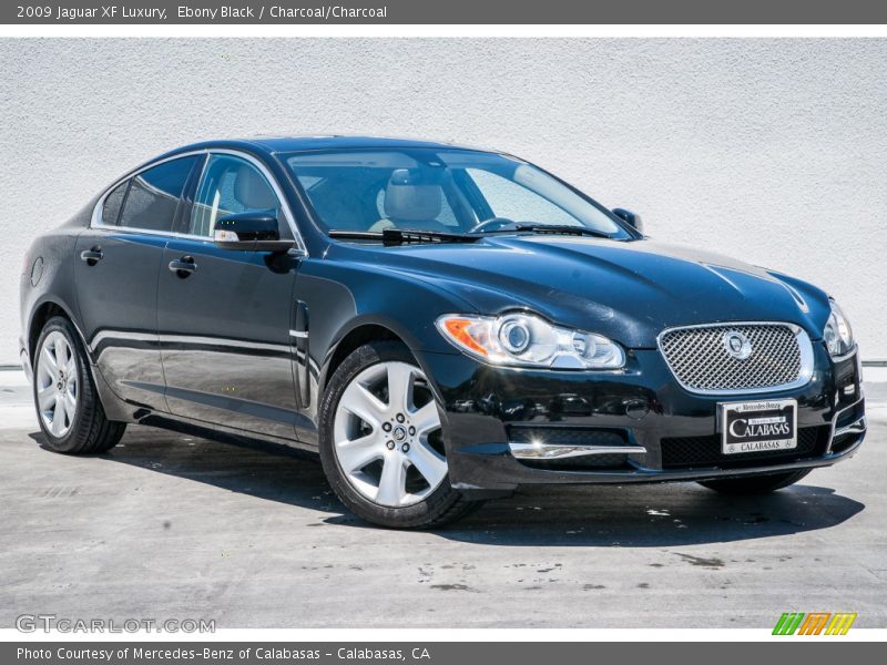 Ebony Black / Charcoal/Charcoal 2009 Jaguar XF Luxury