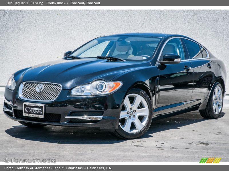Ebony Black / Charcoal/Charcoal 2009 Jaguar XF Luxury