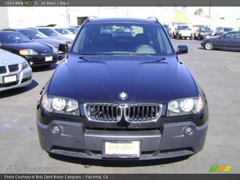 Jet Black / Black 2004 BMW X3 2.5i