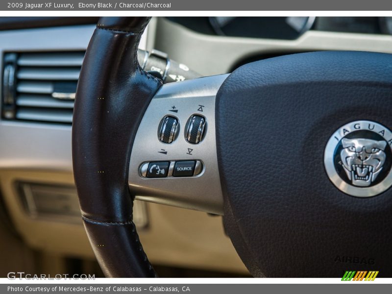 Ebony Black / Charcoal/Charcoal 2009 Jaguar XF Luxury