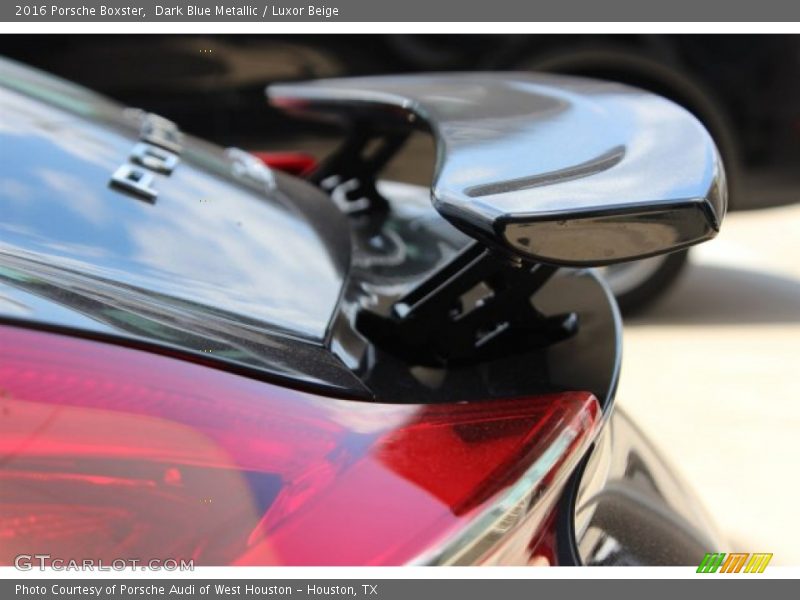 Dark Blue Metallic / Luxor Beige 2016 Porsche Boxster