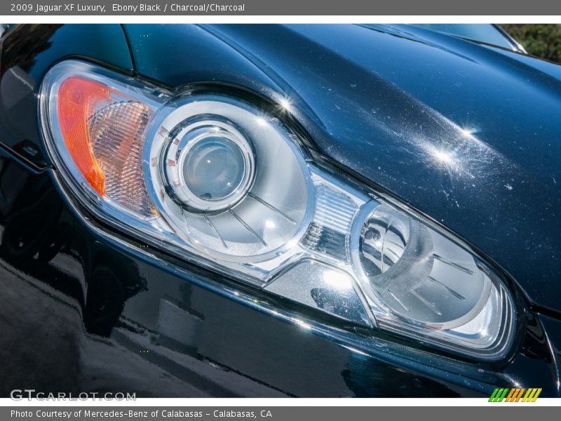 Ebony Black / Charcoal/Charcoal 2009 Jaguar XF Luxury