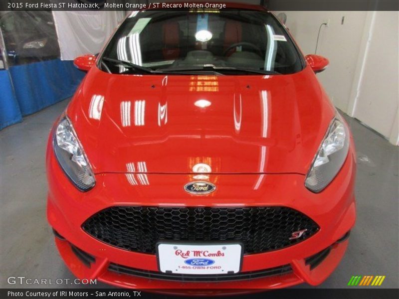 Molten Orange / ST Recaro Molten Orange 2015 Ford Fiesta ST Hatchback
