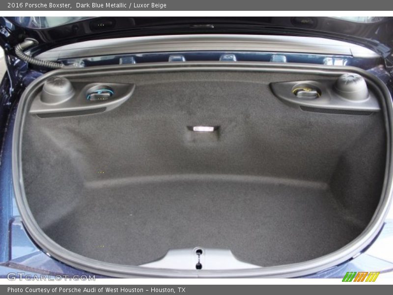  2016 Boxster  Trunk