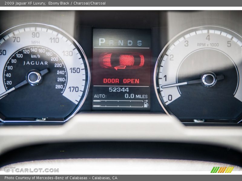 Ebony Black / Charcoal/Charcoal 2009 Jaguar XF Luxury