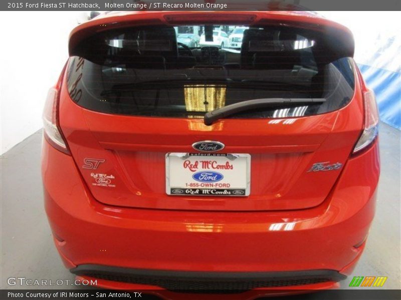 Molten Orange / ST Recaro Molten Orange 2015 Ford Fiesta ST Hatchback