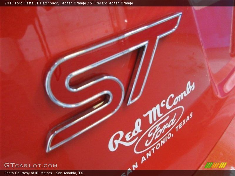 Molten Orange / ST Recaro Molten Orange 2015 Ford Fiesta ST Hatchback