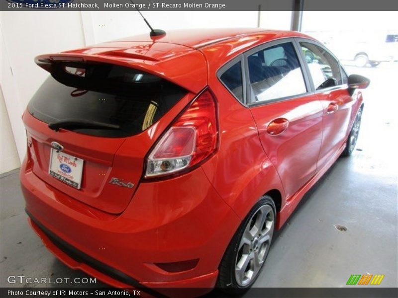 Molten Orange / ST Recaro Molten Orange 2015 Ford Fiesta ST Hatchback