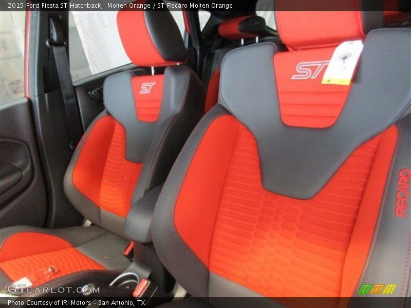 Front Seat of 2015 Fiesta ST Hatchback
