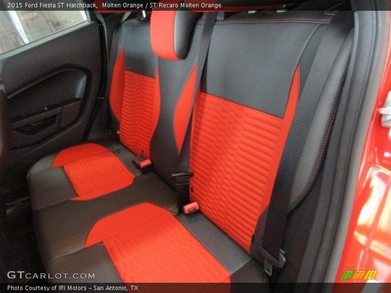 Rear Seat of 2015 Fiesta ST Hatchback