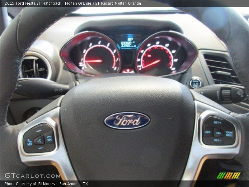 Molten Orange / ST Recaro Molten Orange 2015 Ford Fiesta ST Hatchback