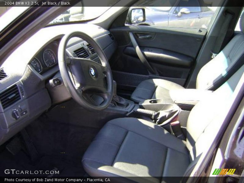 Jet Black / Black 2004 BMW X3 2.5i