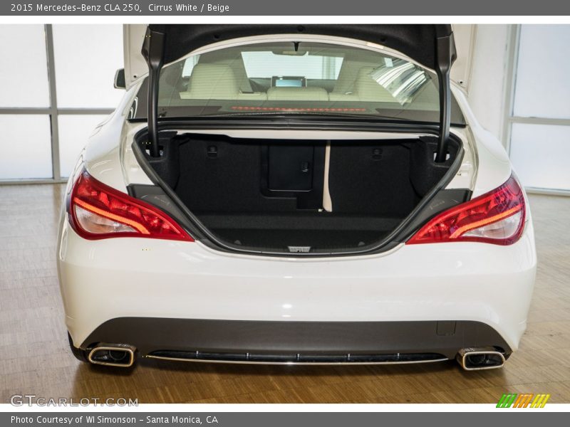Cirrus White / Beige 2015 Mercedes-Benz CLA 250
