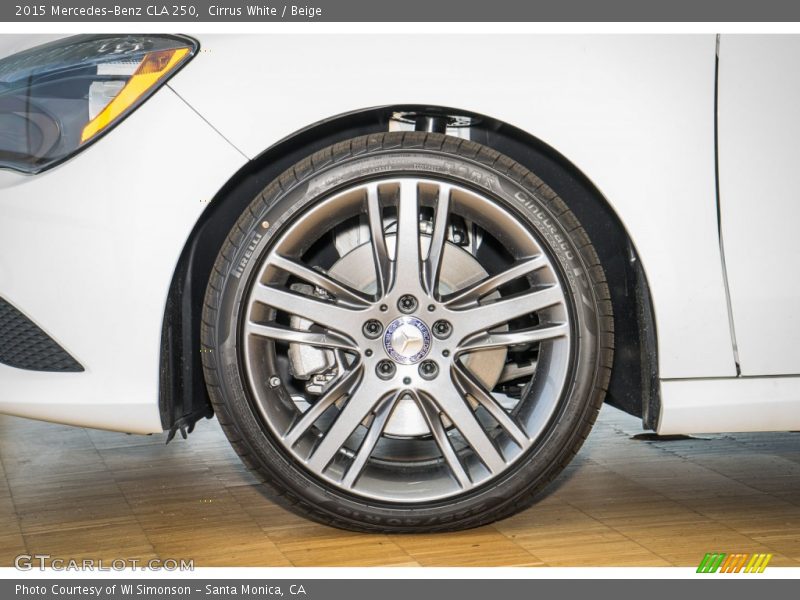 Cirrus White / Beige 2015 Mercedes-Benz CLA 250