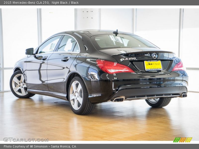 Night Black / Black 2015 Mercedes-Benz CLA 250