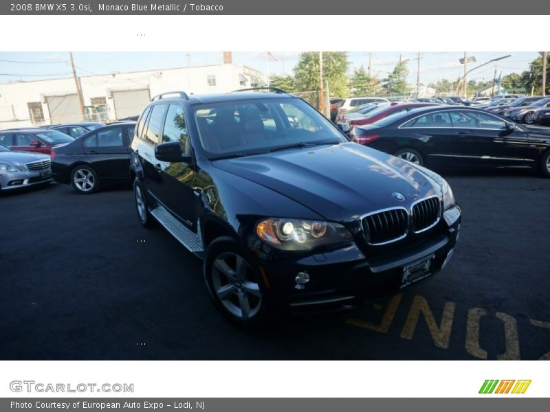 Monaco Blue Metallic / Tobacco 2008 BMW X5 3.0si