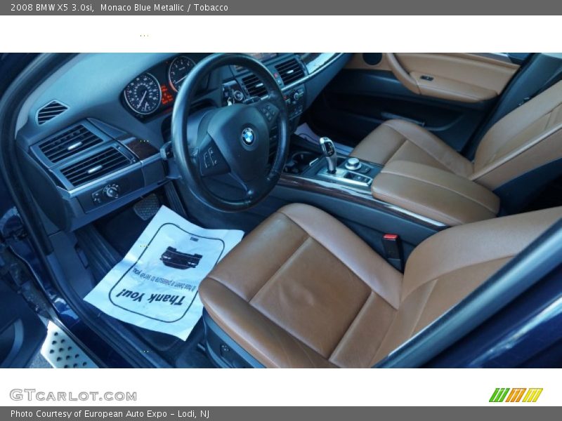 Monaco Blue Metallic / Tobacco 2008 BMW X5 3.0si