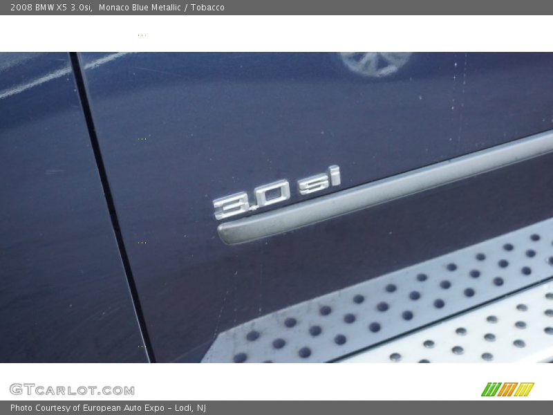 Monaco Blue Metallic / Tobacco 2008 BMW X5 3.0si