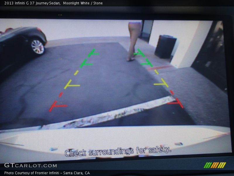 Moonlight White / Stone 2013 Infiniti G 37 Journey Sedan