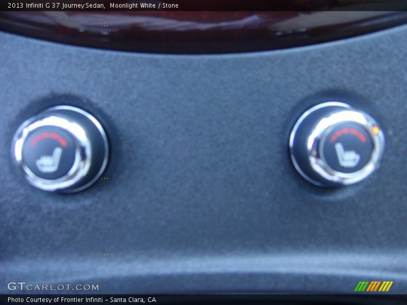 Moonlight White / Stone 2013 Infiniti G 37 Journey Sedan