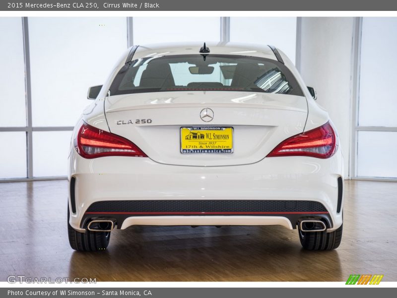 Cirrus White / Black 2015 Mercedes-Benz CLA 250