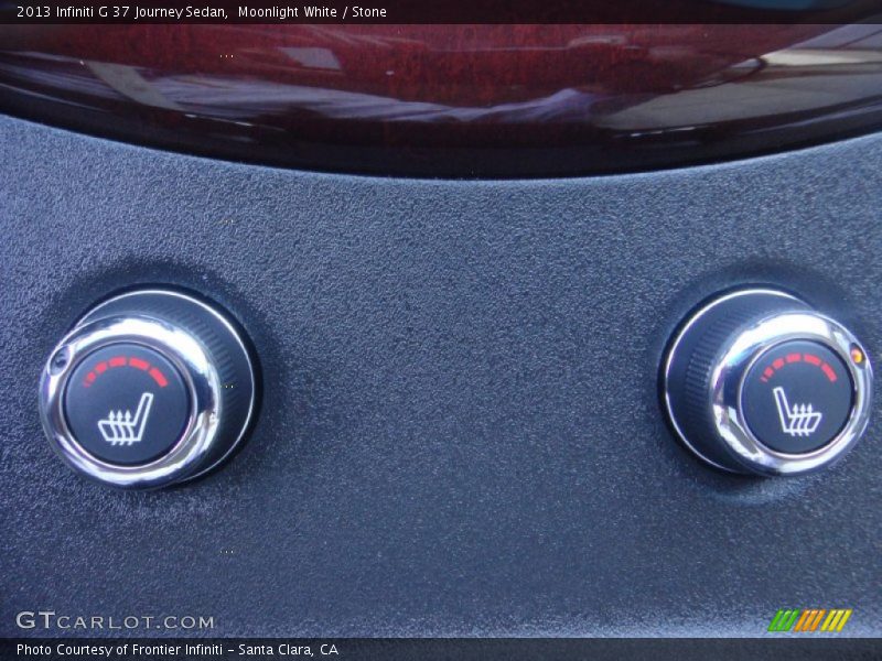Moonlight White / Stone 2013 Infiniti G 37 Journey Sedan