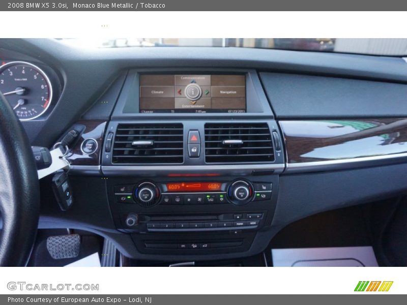 Monaco Blue Metallic / Tobacco 2008 BMW X5 3.0si