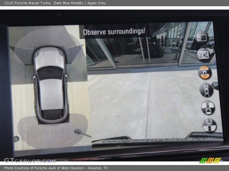 Dark Blue Metallic / Agate Grey 2016 Porsche Macan Turbo