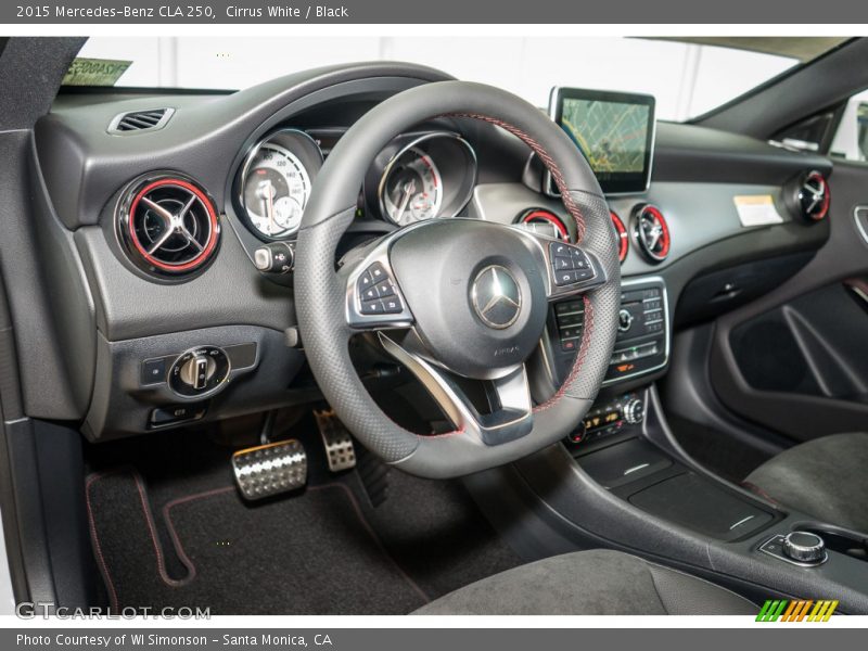 Cirrus White / Black 2015 Mercedes-Benz CLA 250