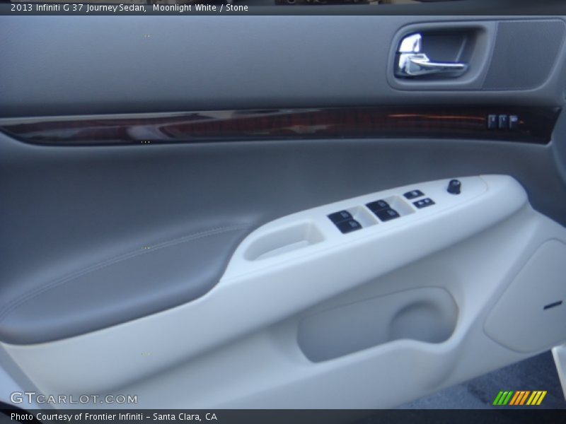 Moonlight White / Stone 2013 Infiniti G 37 Journey Sedan