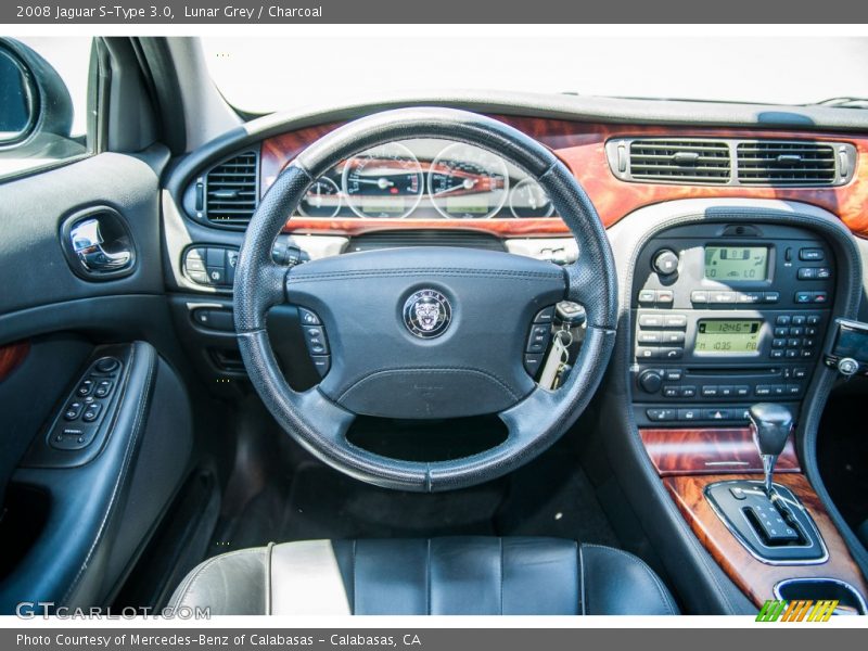 Lunar Grey / Charcoal 2008 Jaguar S-Type 3.0