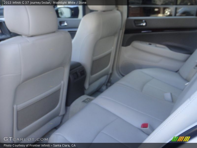 Moonlight White / Stone 2013 Infiniti G 37 Journey Sedan