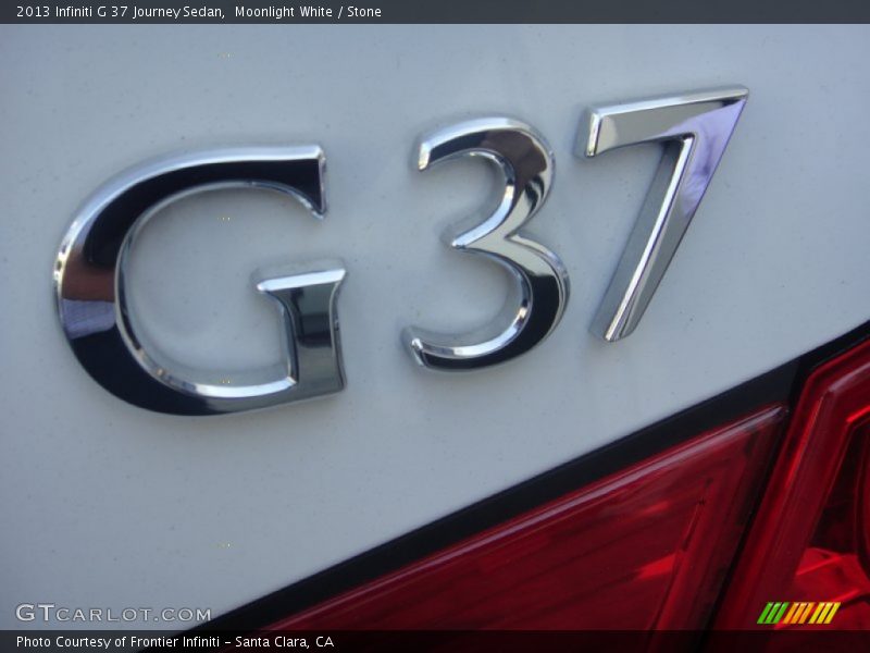 Moonlight White / Stone 2013 Infiniti G 37 Journey Sedan
