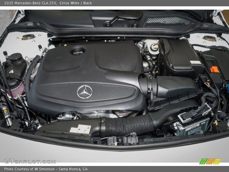 Cirrus White / Black 2015 Mercedes-Benz CLA 250