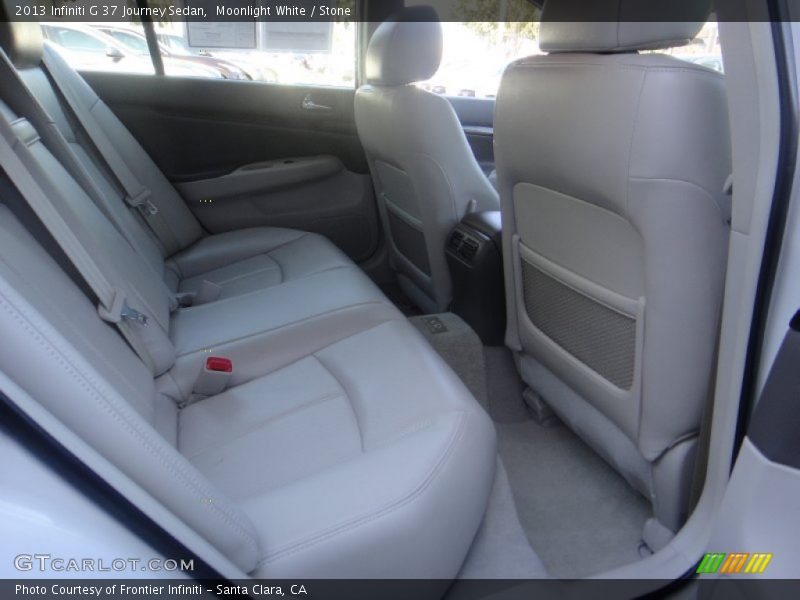 Moonlight White / Stone 2013 Infiniti G 37 Journey Sedan