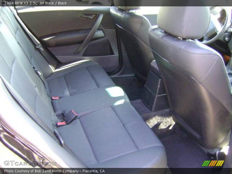 Jet Black / Black 2004 BMW X3 2.5i