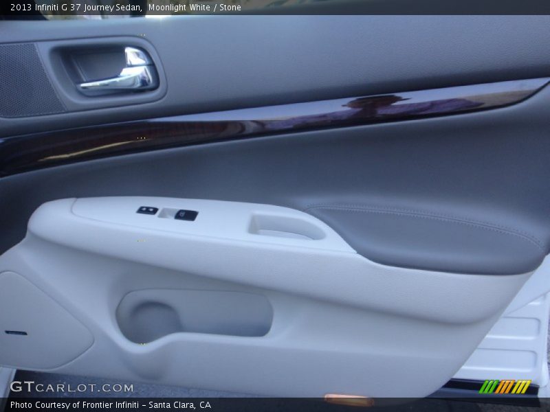 Moonlight White / Stone 2013 Infiniti G 37 Journey Sedan