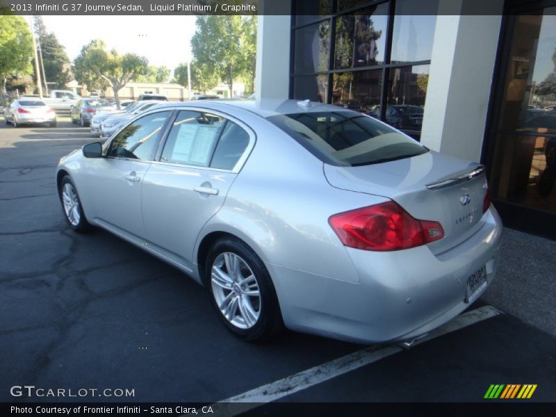 Liquid Platinum / Graphite 2013 Infiniti G 37 Journey Sedan