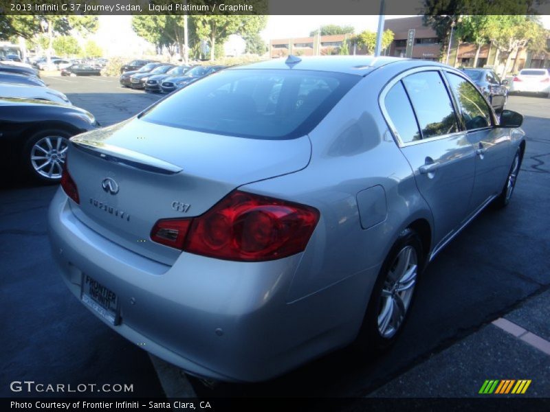 Liquid Platinum / Graphite 2013 Infiniti G 37 Journey Sedan