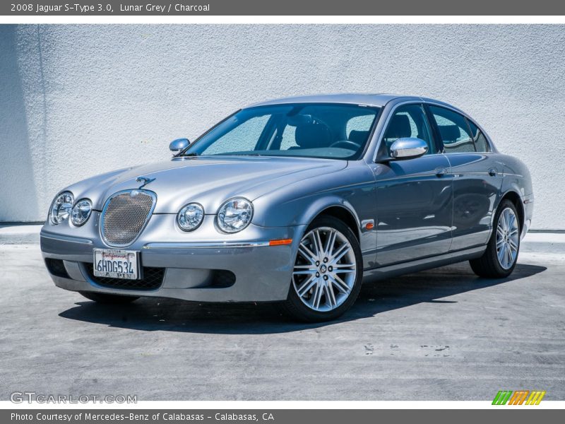 Lunar Grey / Charcoal 2008 Jaguar S-Type 3.0