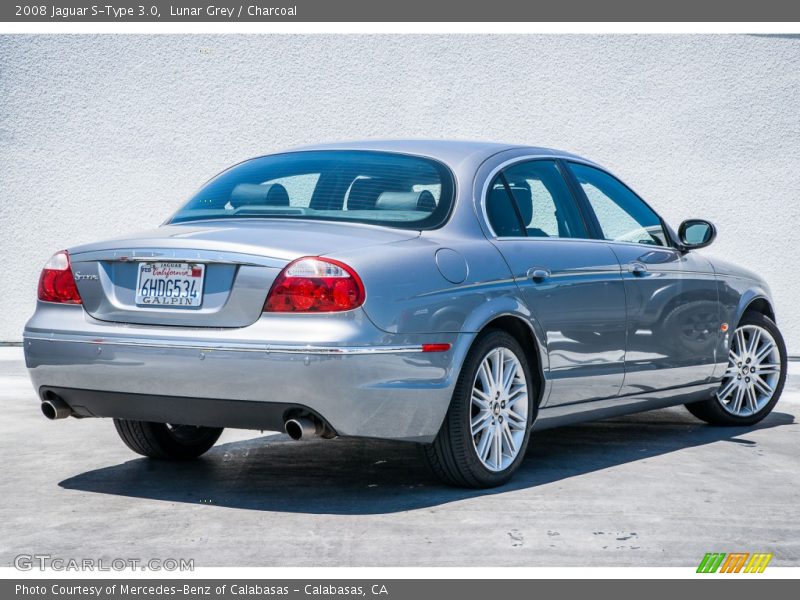 Lunar Grey / Charcoal 2008 Jaguar S-Type 3.0