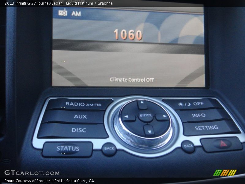 Liquid Platinum / Graphite 2013 Infiniti G 37 Journey Sedan