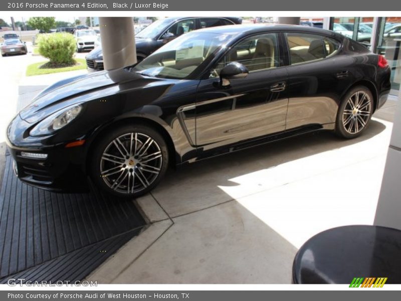 Black / Luxor Beige 2016 Porsche Panamera 4 Edition