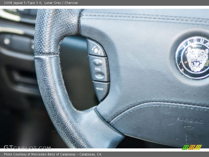 Lunar Grey / Charcoal 2008 Jaguar S-Type 3.0