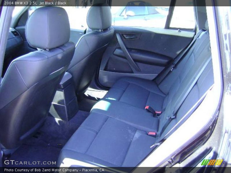 Jet Black / Black 2004 BMW X3 2.5i
