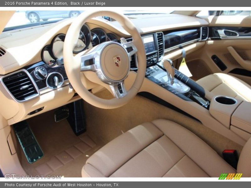 Luxor Beige Interior - 2016 Panamera 4 Edition 